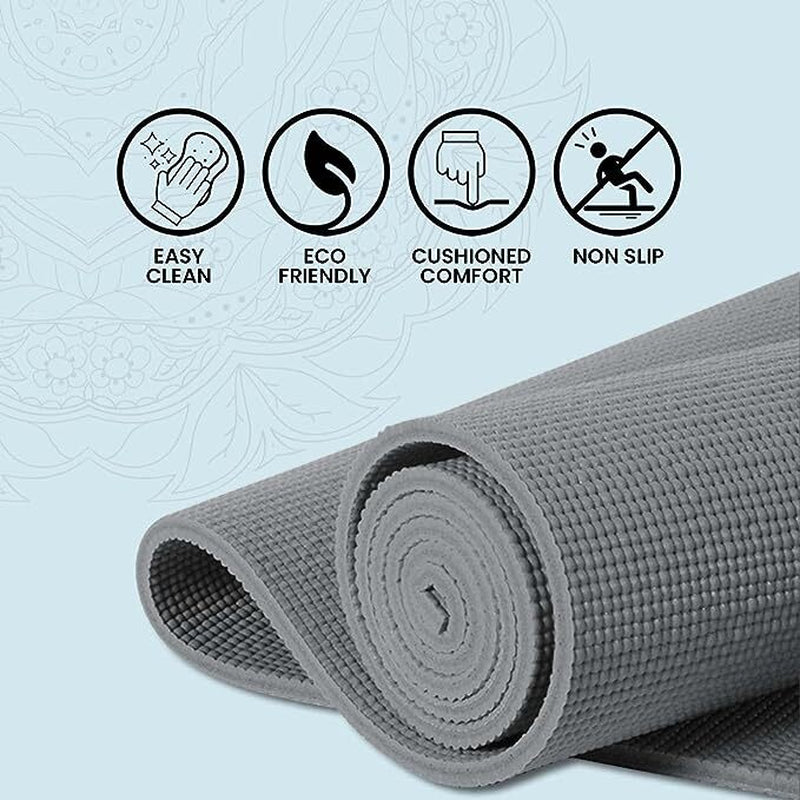 XN8 Yoga Mats Exercise Mat Gym Fitness Nonslip Pilates Aerobic Workout Bag Strap