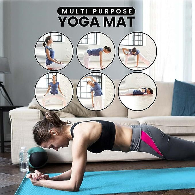 XN8 Yoga Mats Exercise Mat Gym Fitness Nonslip Pilates Aerobic Workout Bag Strap