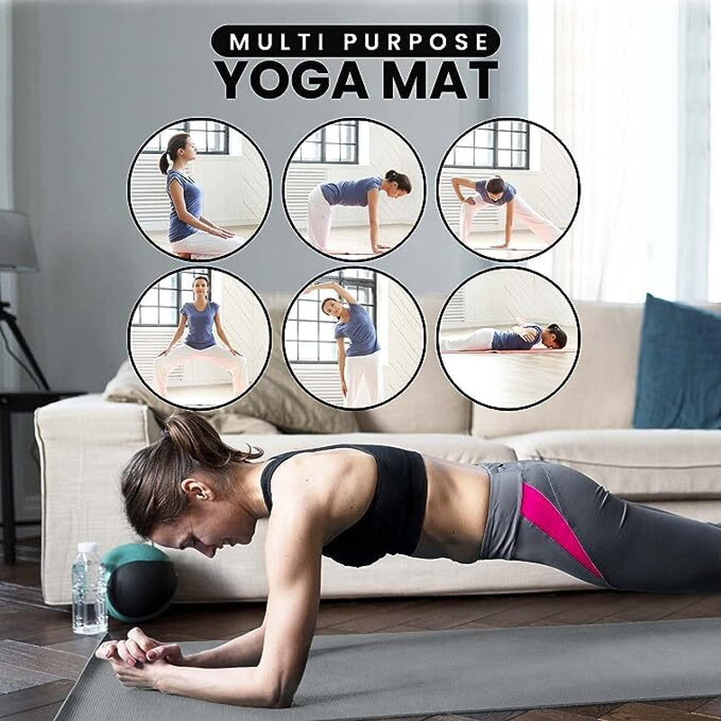 XN8 Yoga Mats Exercise Mat Gym Fitness Nonslip Pilates Aerobic Workout Bag Strap