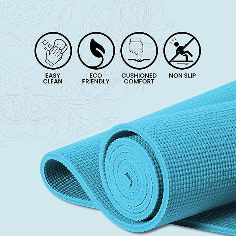XN8 Yoga Mats Exercise Mat Gym Fitness Nonslip Pilates Aerobic Workout Bag Strap