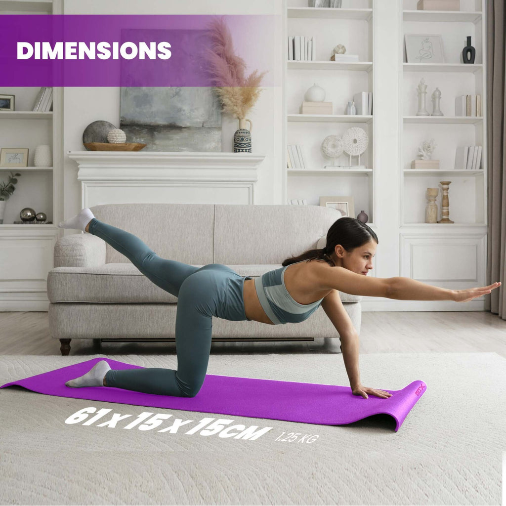 XN8 Yoga Mats Exercise Mat Gym Fitness Nonslip Pilates Aerobic Workout Bag Strap