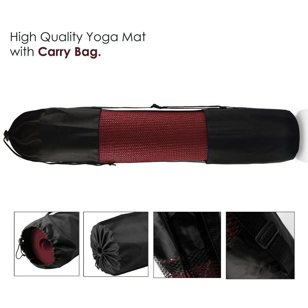 XN8 Yoga Mats Exercise Mat Gym Fitness Nonslip Pilates Aerobic Workout Bag Strap