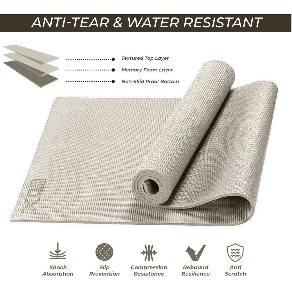 XN8 Yoga Mats Exercise Mat Gym Fitness Nonslip Pilates Aerobic Workout Bag Strap