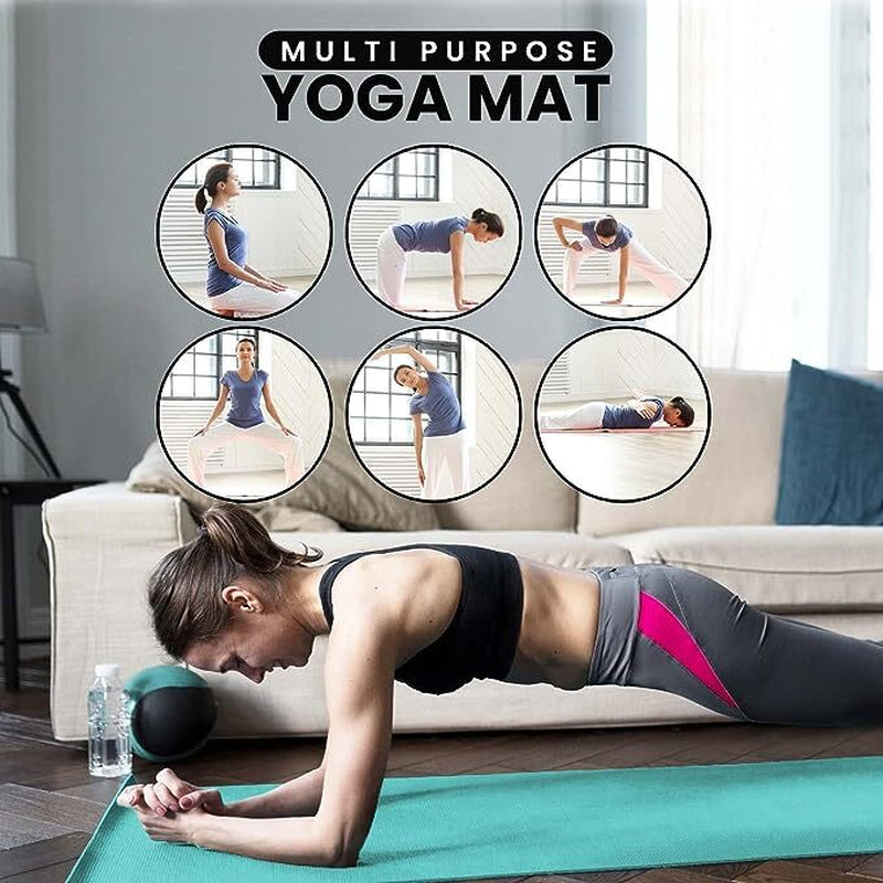 XN8 Yoga Mats Exercise Mat Gym Fitness Nonslip Pilates Aerobic Workout Bag Strap