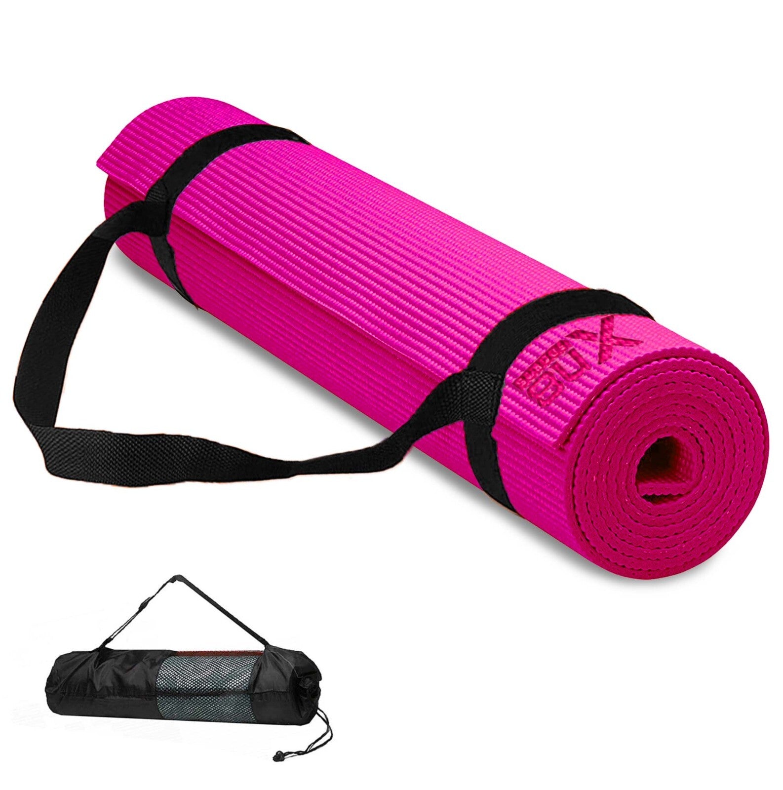 XN8 Yoga Mats Exercise Mat Gym Fitness Nonslip Pilates Aerobic Workout Bag Strap