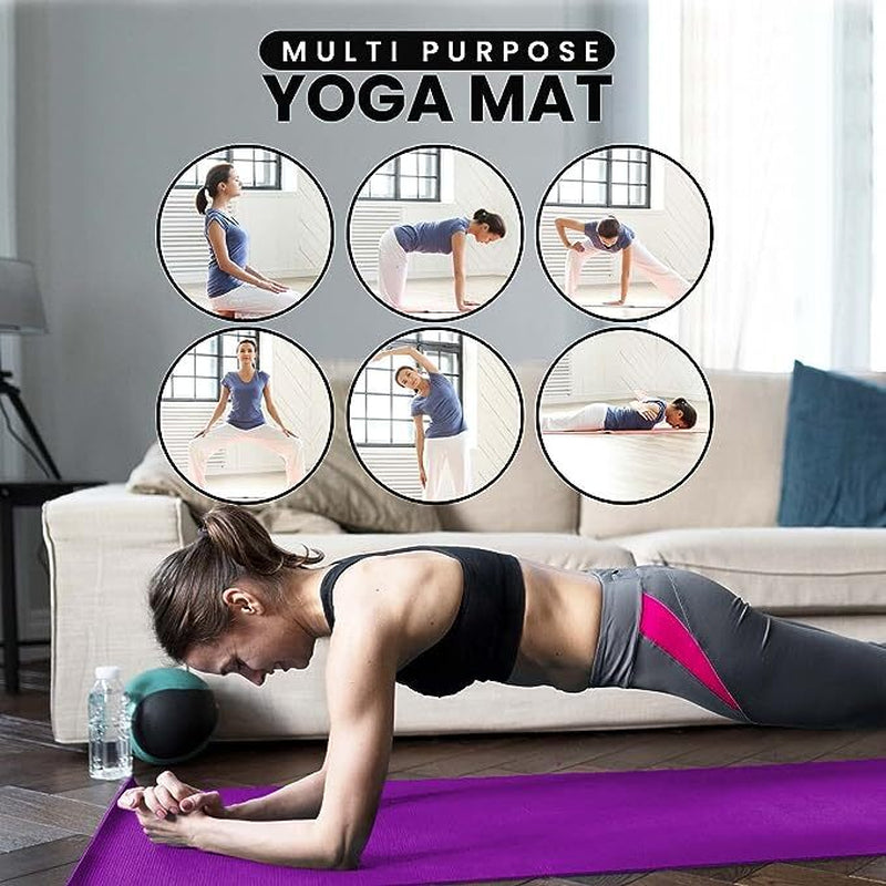 XN8 Yoga Mats Exercise Mat Gym Fitness Nonslip Pilates Aerobic Workout Bag Strap