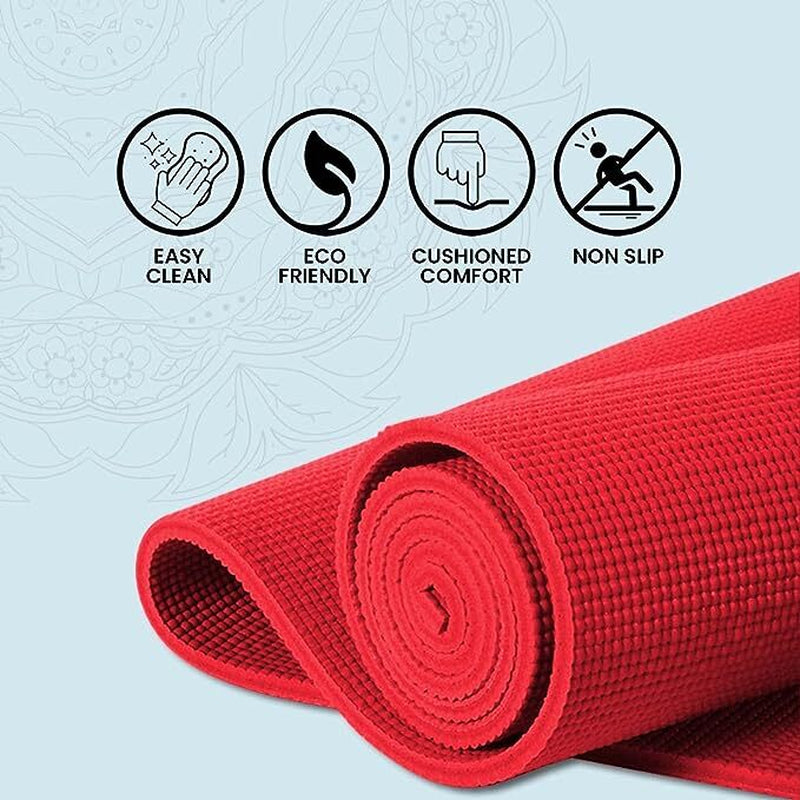 XN8 Yoga Mats Exercise Mat Gym Fitness Nonslip Pilates Aerobic Workout Bag Strap