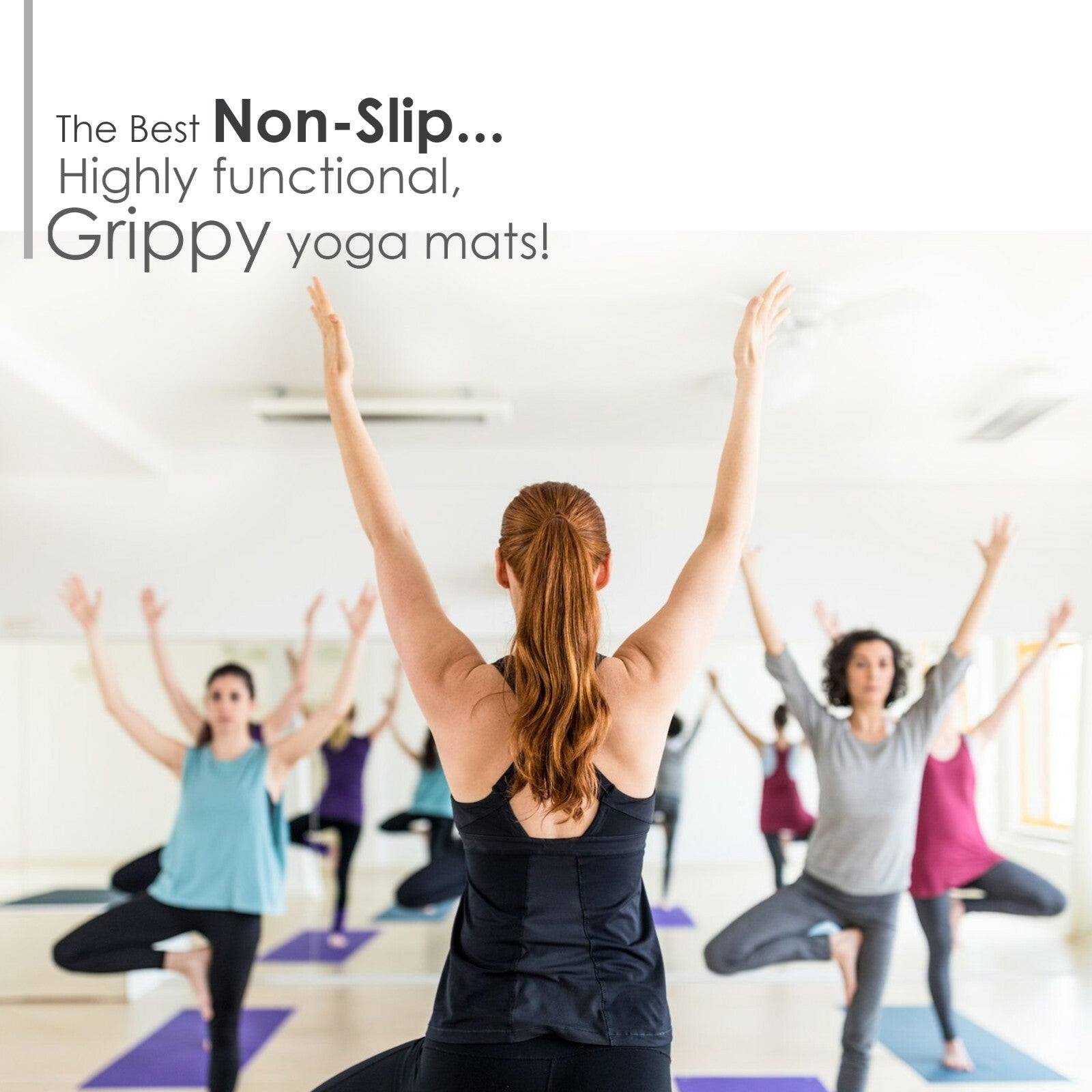 XN8 Yoga Mats Exercise Mat Gym Fitness Nonslip Pilates Aerobic Workout Bag Strap