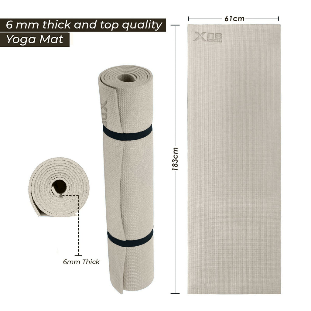 XN8 Yoga Mats Exercise Mat Gym Fitness Nonslip Pilates Aerobic Workout Bag Strap