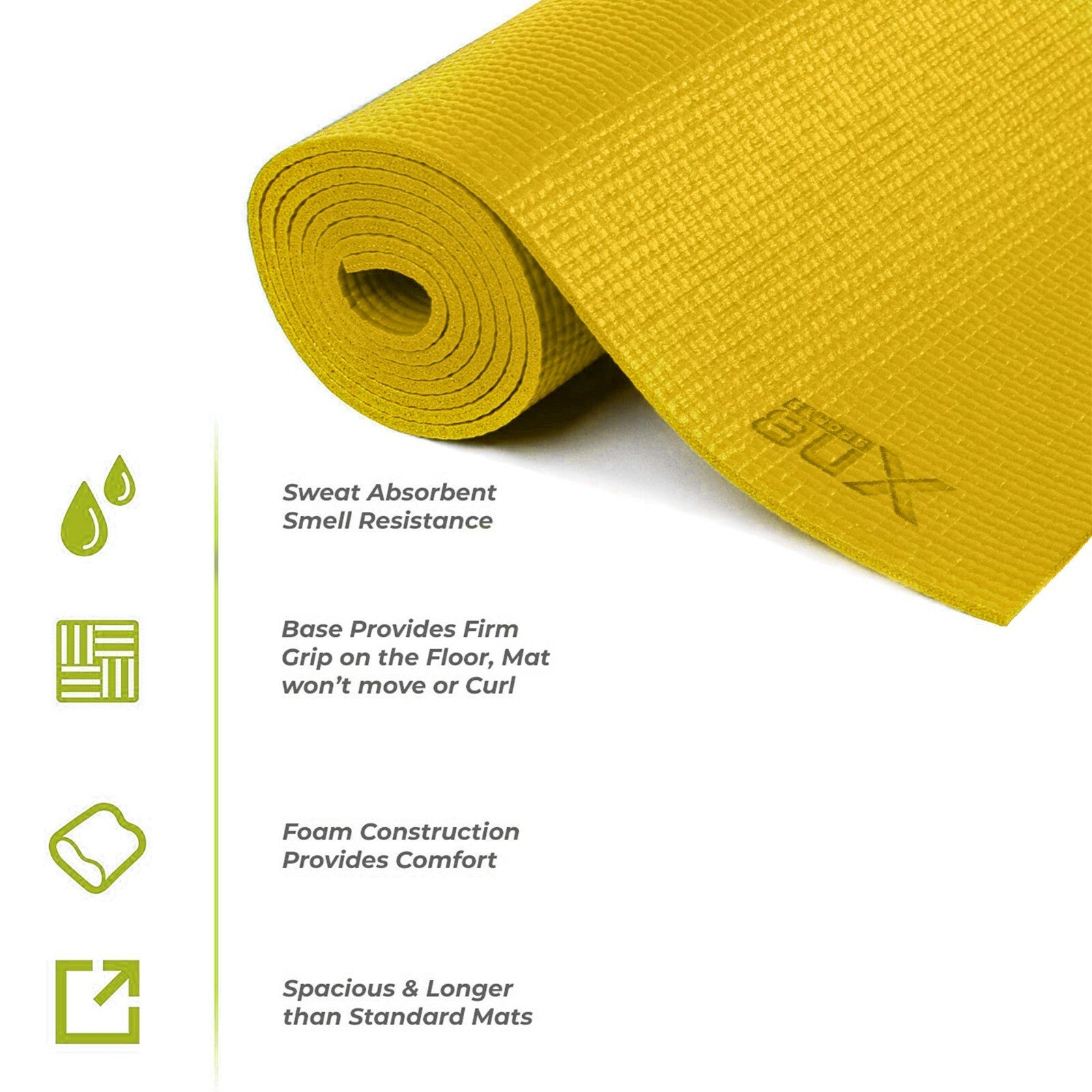 XN8 Yoga Mats Exercise Mat Gym Fitness Nonslip Pilates Aerobic Workout Bag Strap
