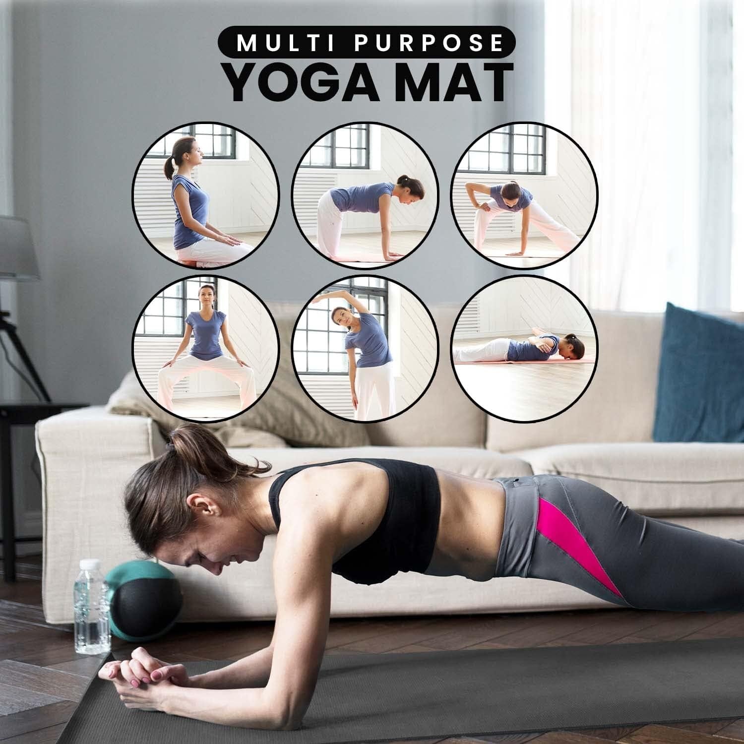 XN8 Yoga Mats Exercise Mat Gym Fitness Nonslip Pilates Aerobic Workout Bag Strap