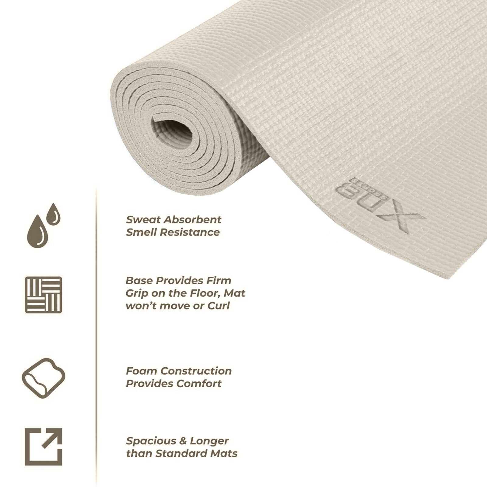 XN8 Yoga Mats Exercise Mat Gym Fitness Nonslip Pilates Aerobic Workout Bag Strap