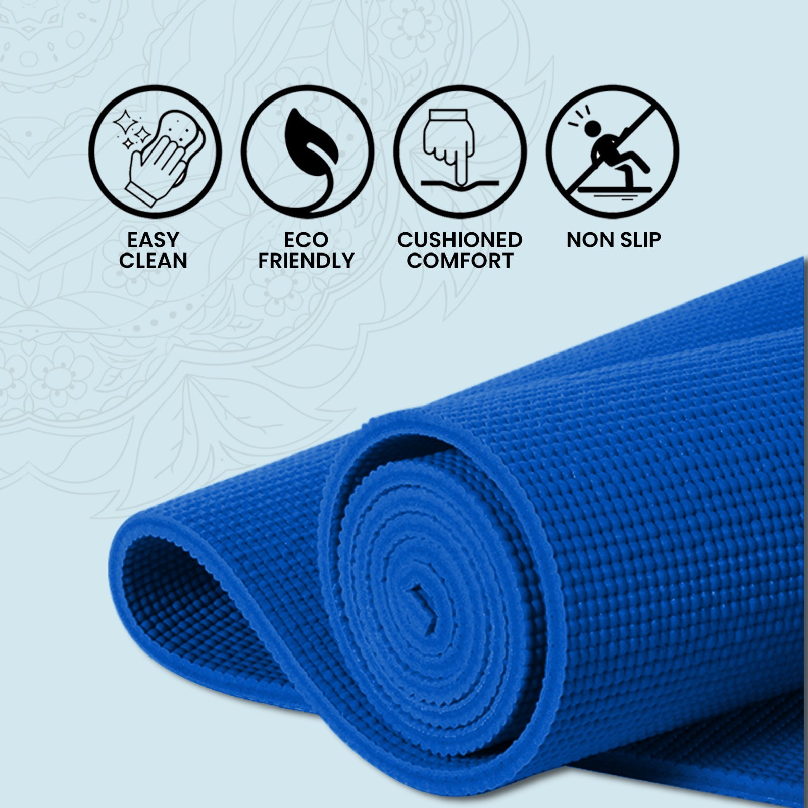 XN8 Yoga Mats Exercise Mat Gym Fitness Nonslip Pilates Aerobic Workout Bag Strap